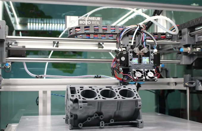 Powder shaped material